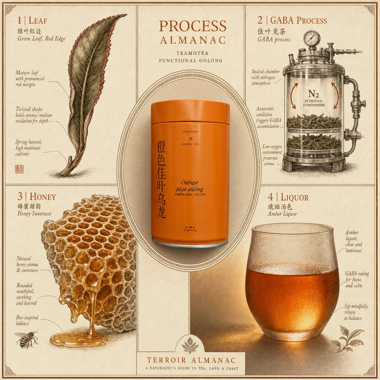 The design — Amber GABA Oolong
