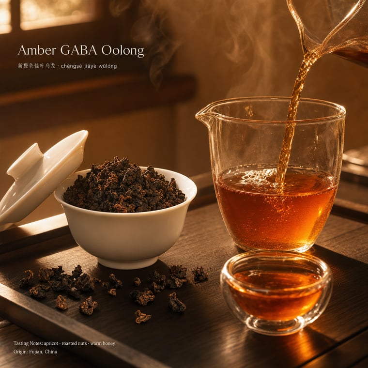 The design — Amber GABA Oolong