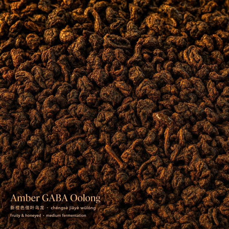 The design — Amber GABA Oolong