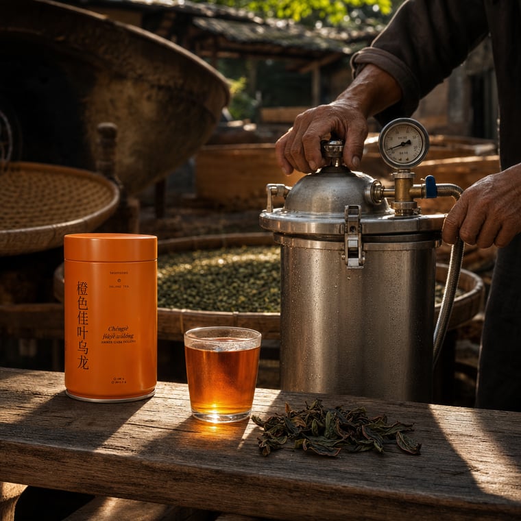The design — Amber GABA Oolong