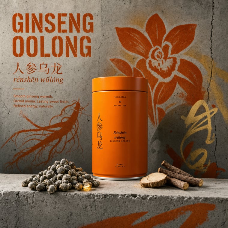 The design — Ginseng Oolong