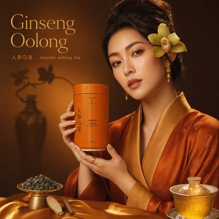 The design — Ginseng Oolong