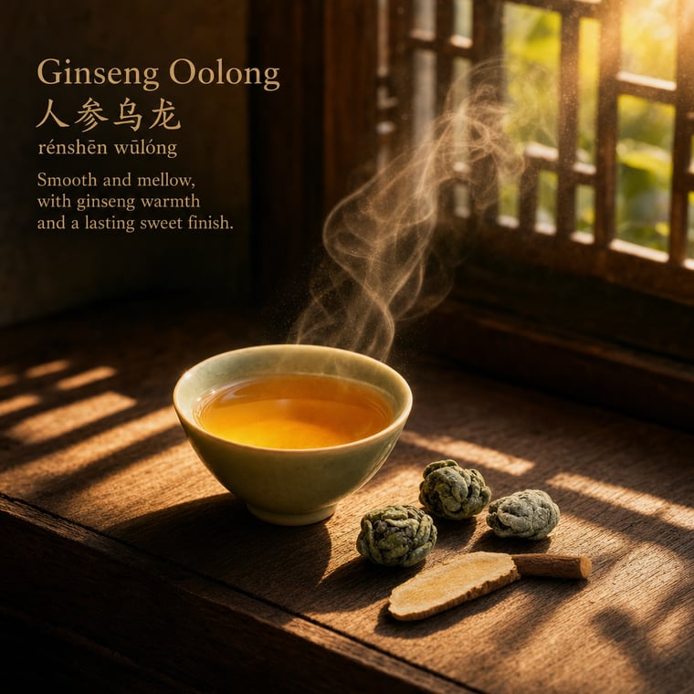 The design — Ginseng Oolong