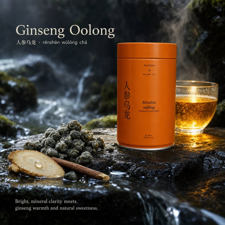 The design — Ginseng Oolong
