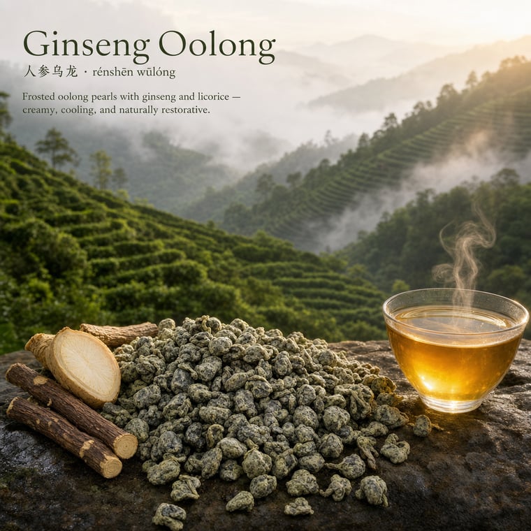 The design — Ginseng Oolong