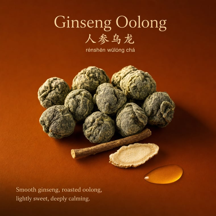 The design — Ginseng Oolong