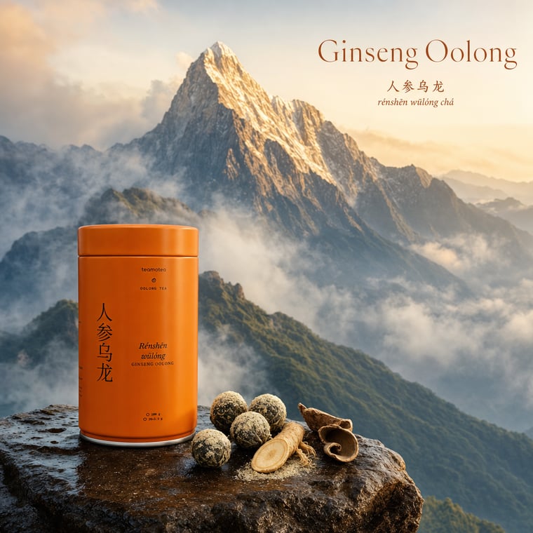 The design — Ginseng Oolong