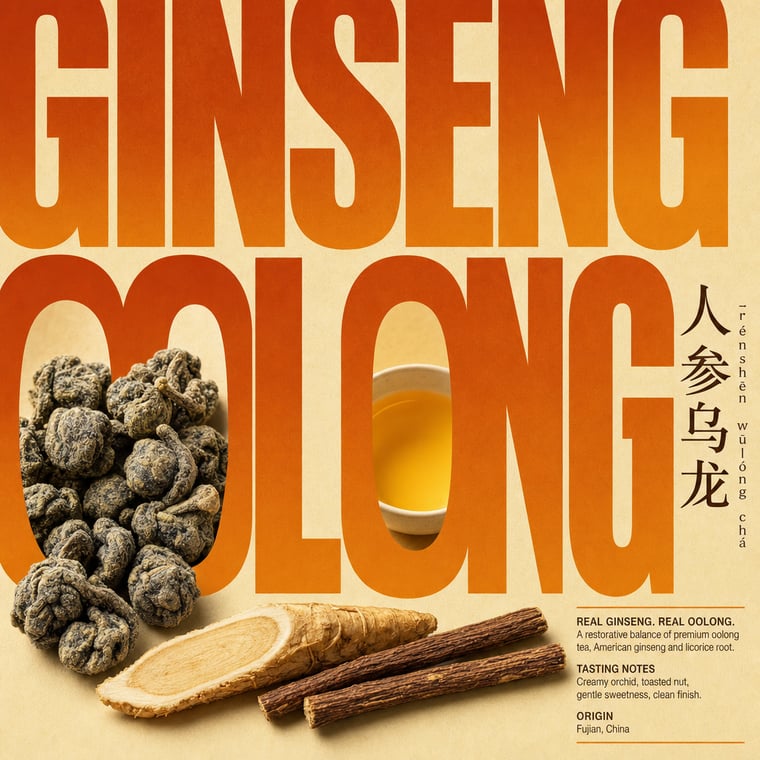 The design — Ginseng Oolong