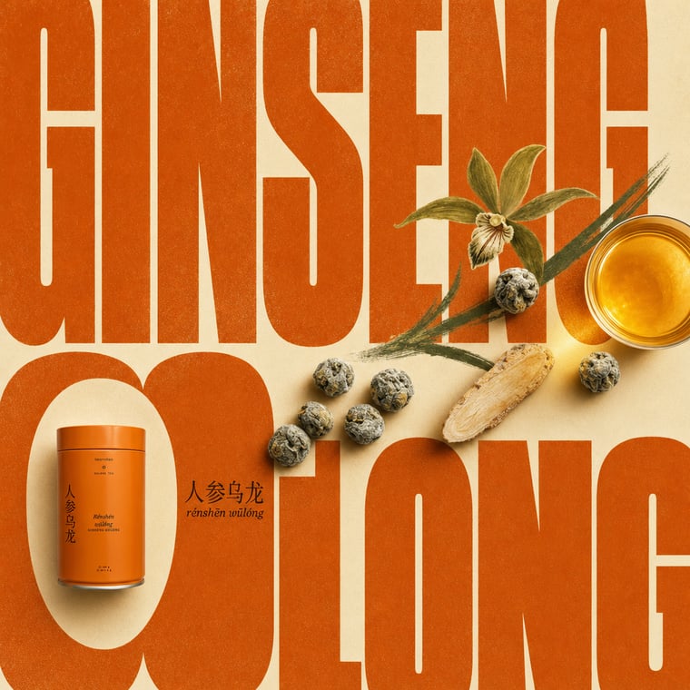 The design — Ginseng Oolong