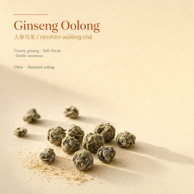 The design — Ginseng Oolong