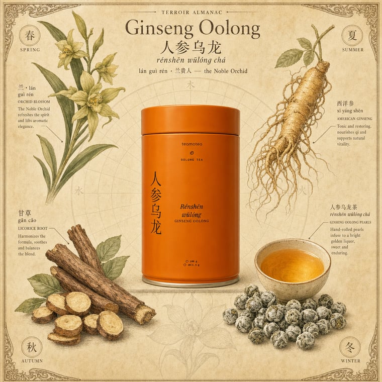 The design — Ginseng Oolong