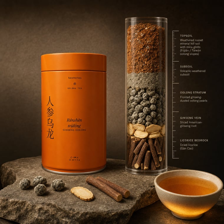The design — Ginseng Oolong