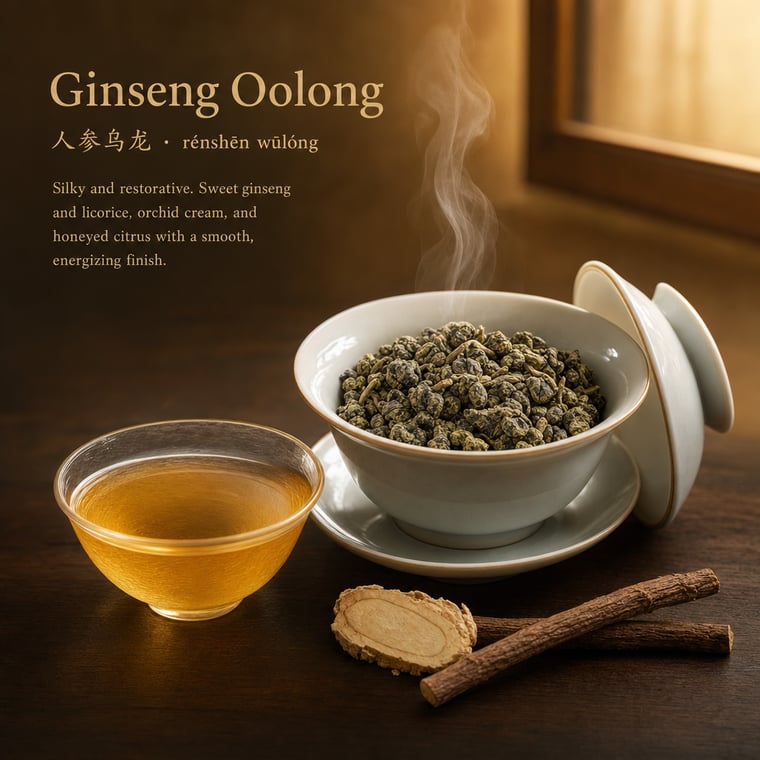 The design — Ginseng Oolong