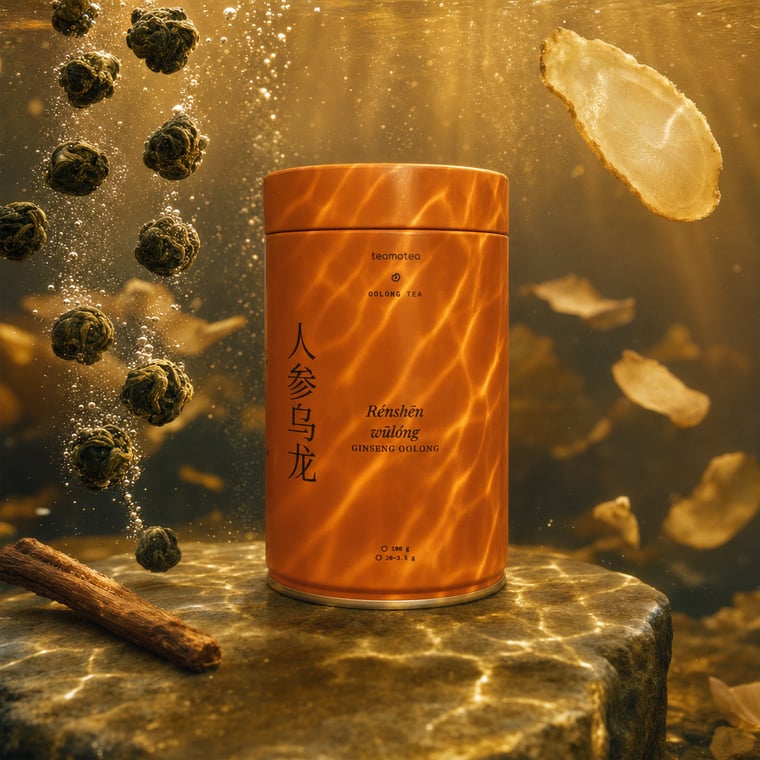 The design — Ginseng Oolong