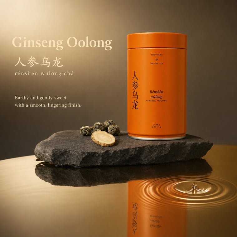 The design — Ginseng Oolong