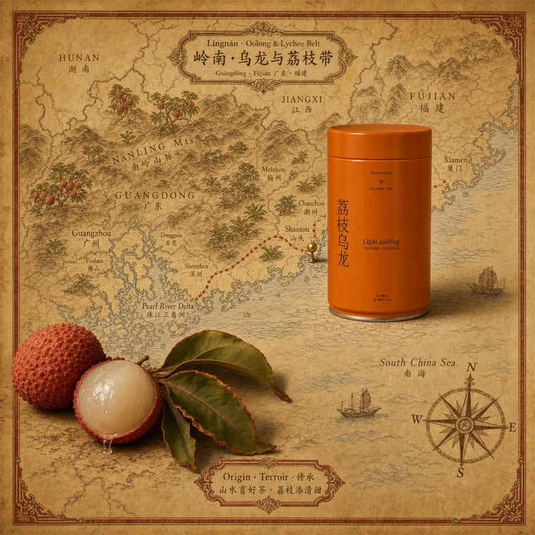 The design — Lychee Oolong