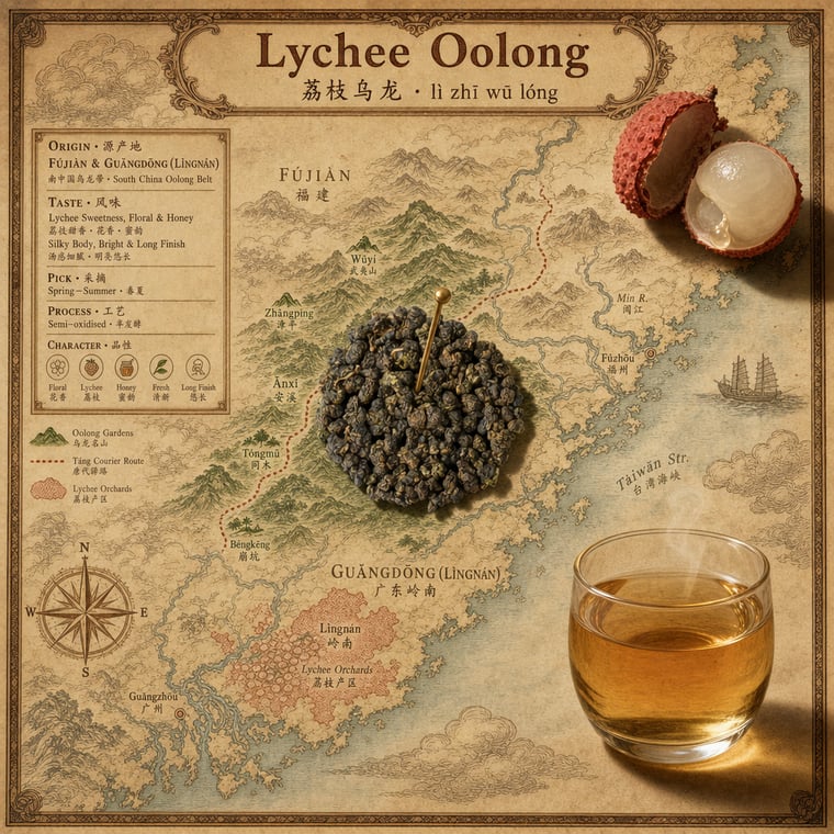 The design — Lychee Oolong