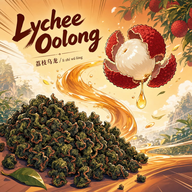 The design — Lychee Oolong