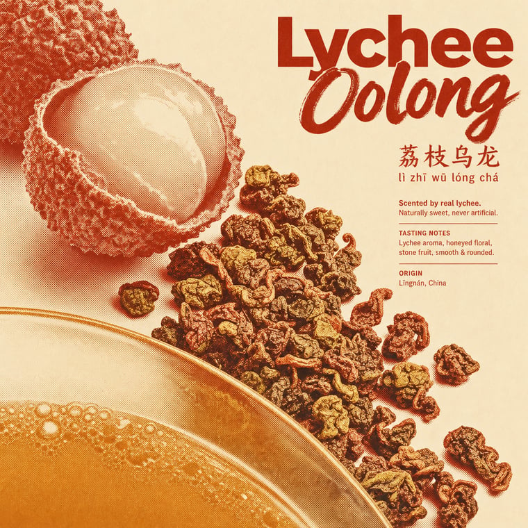 The design — Lychee Oolong