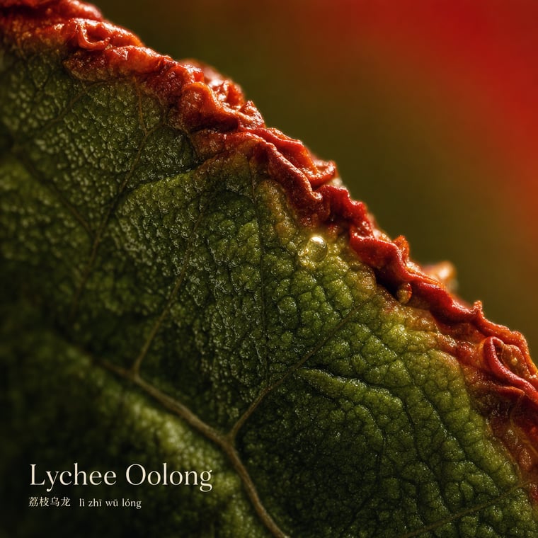 The design — Lychee Oolong