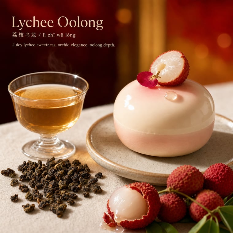 The design — Lychee Oolong