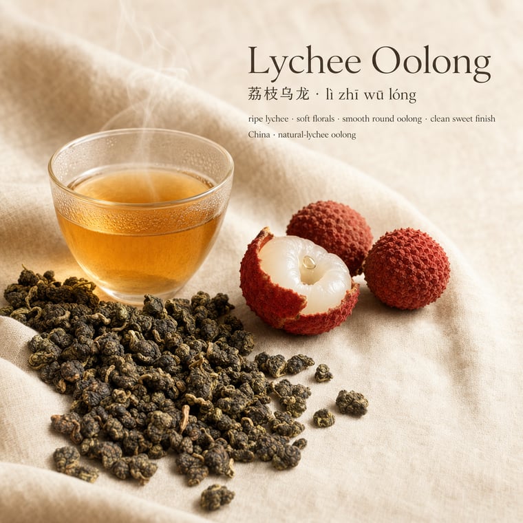 The design — Lychee Oolong