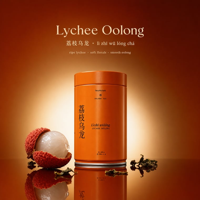 The design — Lychee Oolong