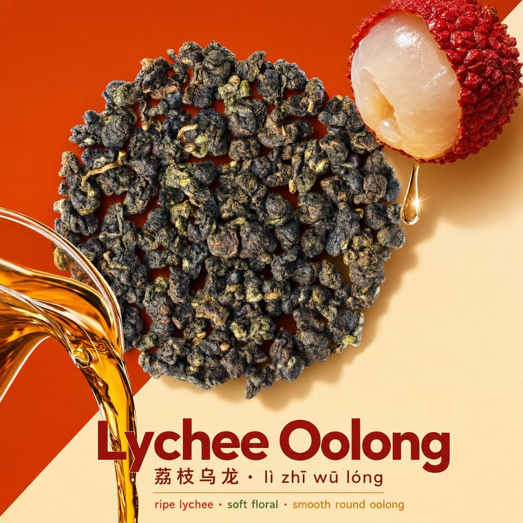 The design — Lychee Oolong