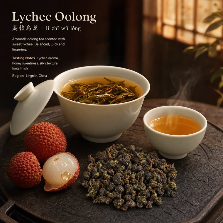 The design — Lychee Oolong