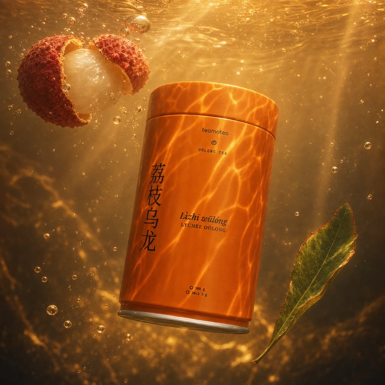 The design — Lychee Oolong