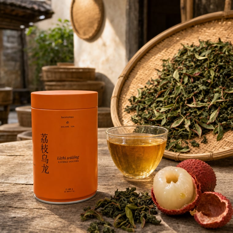 The design — Lychee Oolong