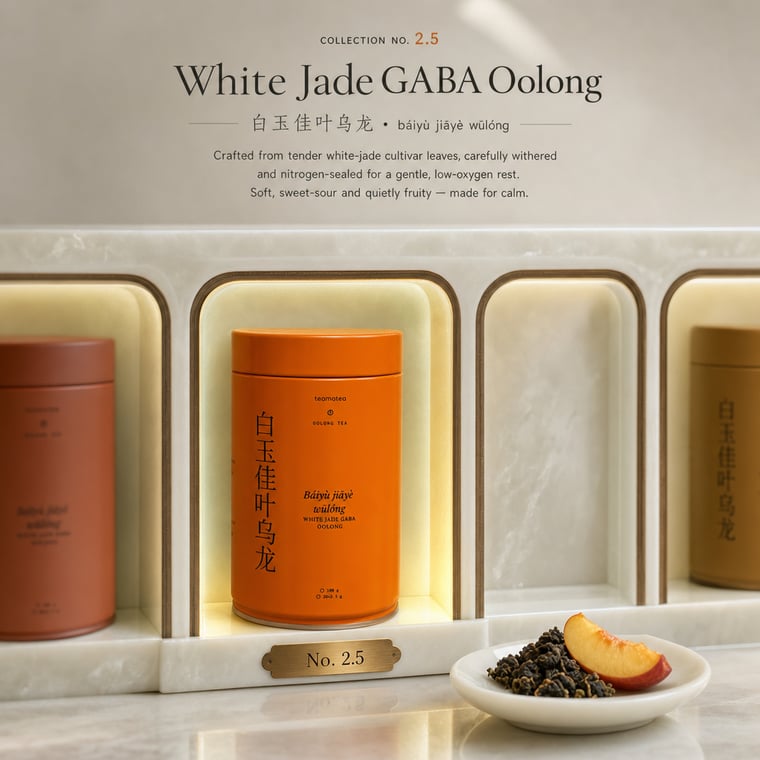 The design — White Jade GABA Oolong