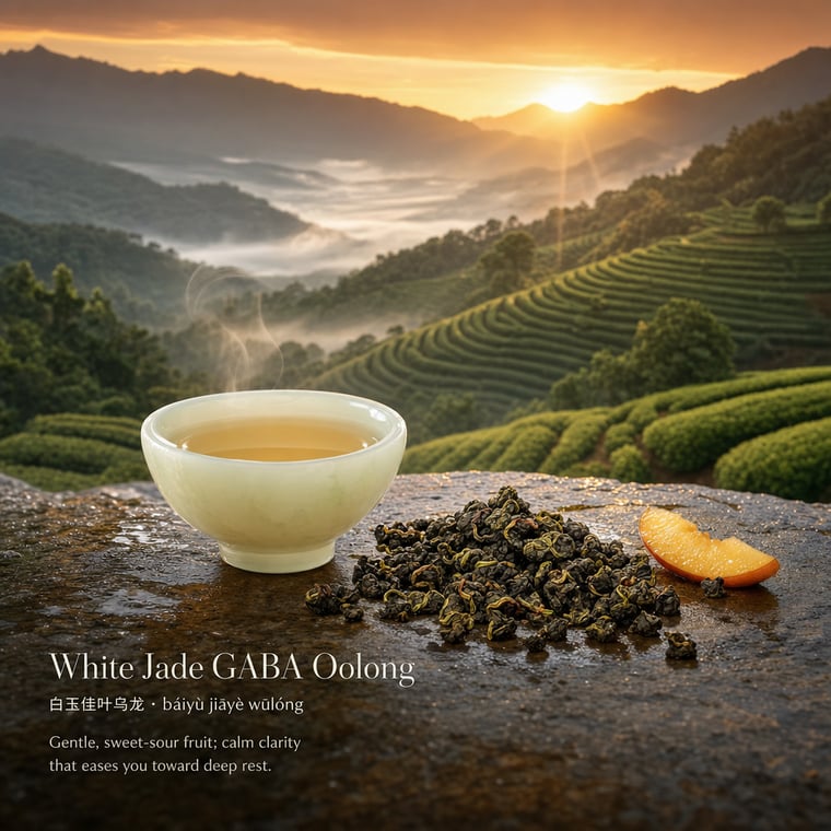 The design — White Jade GABA Oolong