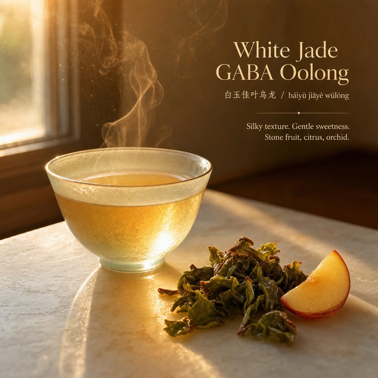 The design — White Jade GABA Oolong
