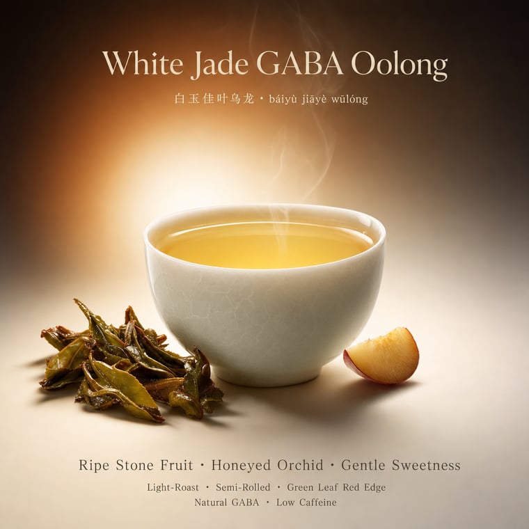 The design — White Jade GABA Oolong