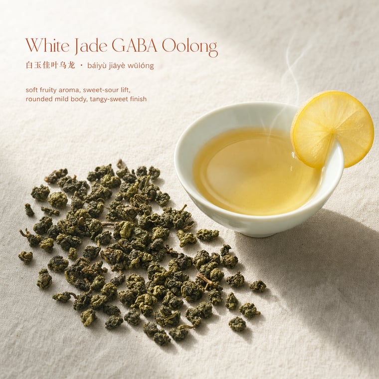 The design — White Jade GABA Oolong