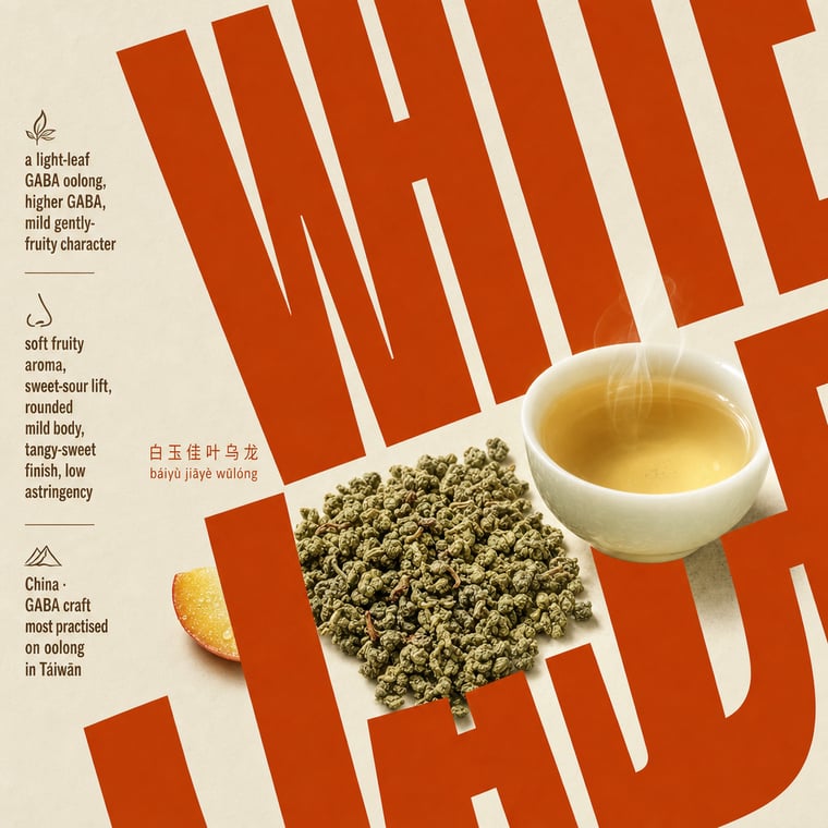 The design — White Jade GABA Oolong