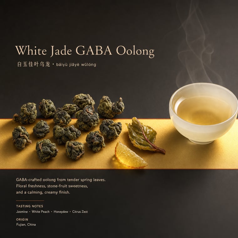 The design — White Jade GABA Oolong