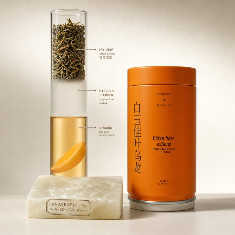 The design — White Jade GABA Oolong