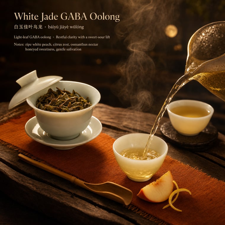 The design — White Jade GABA Oolong