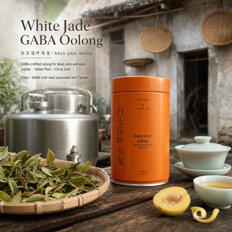 The design — White Jade GABA Oolong