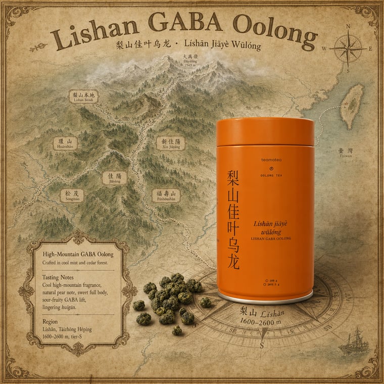 The design — Lishan GABA Oolong