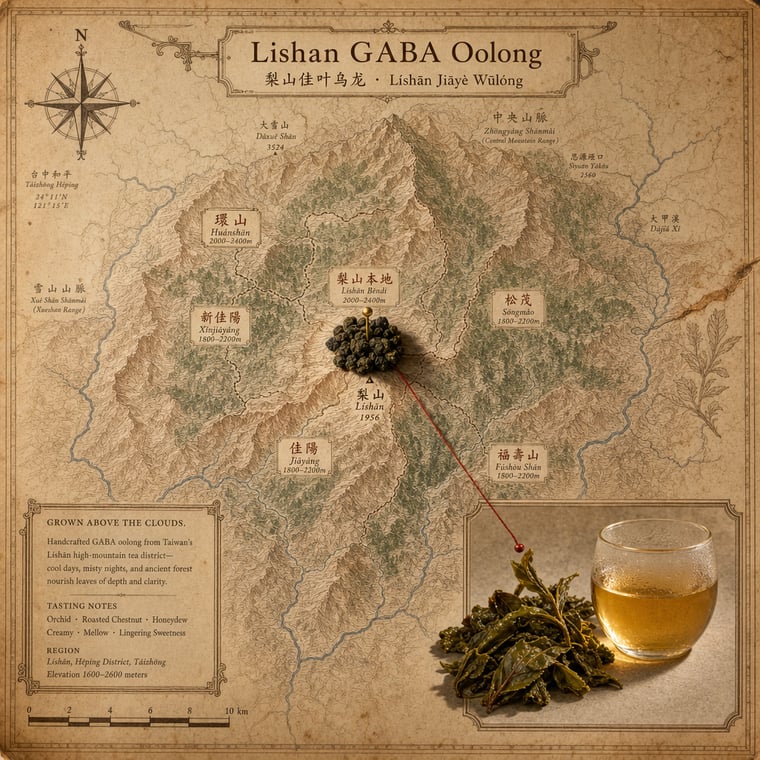 The design — Lishan GABA Oolong