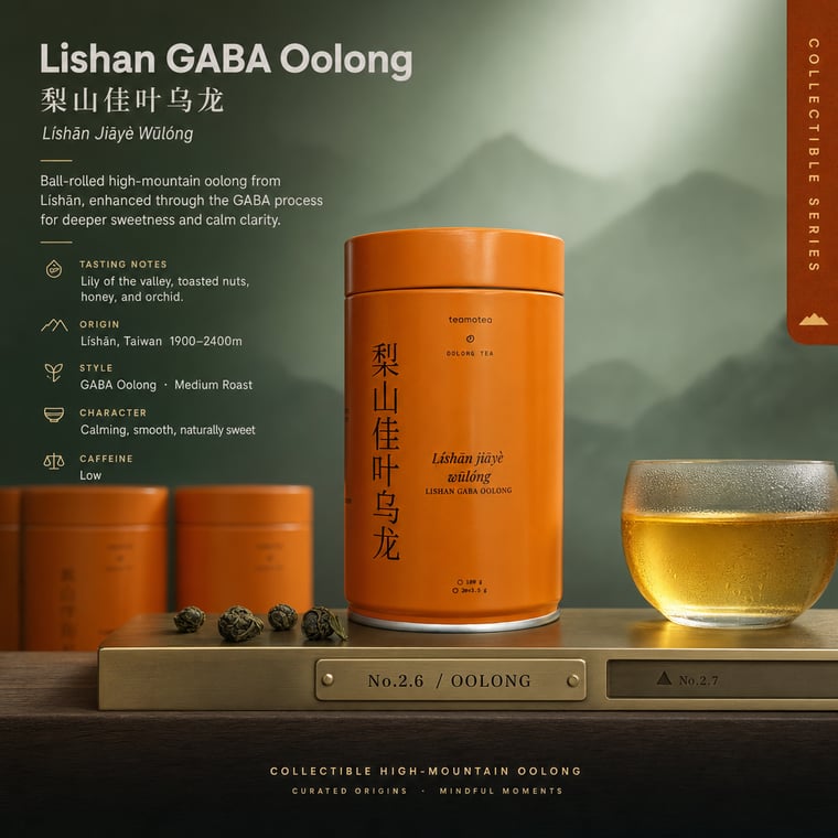 The design — Lishan GABA Oolong