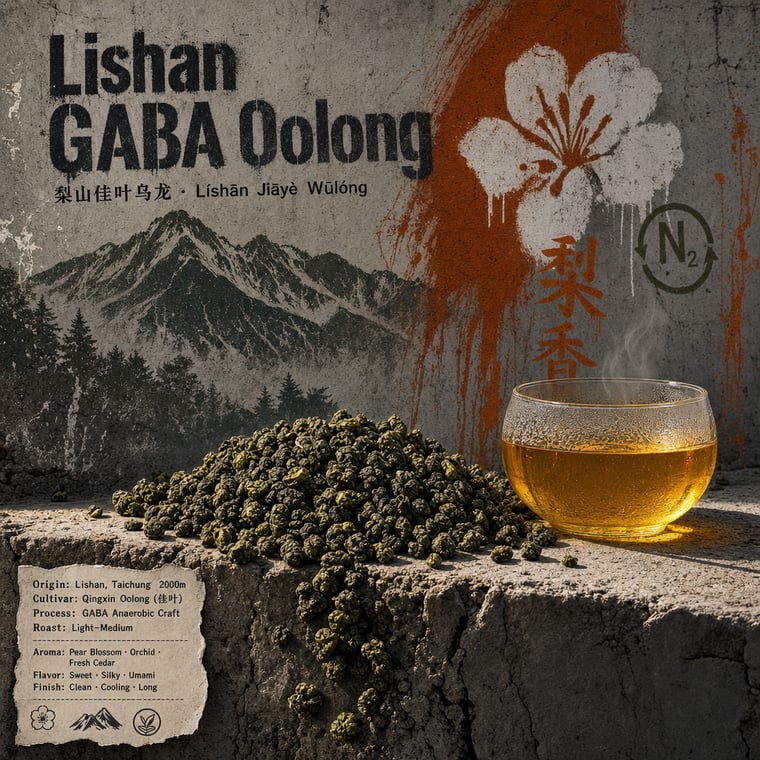The design — Lishan GABA Oolong