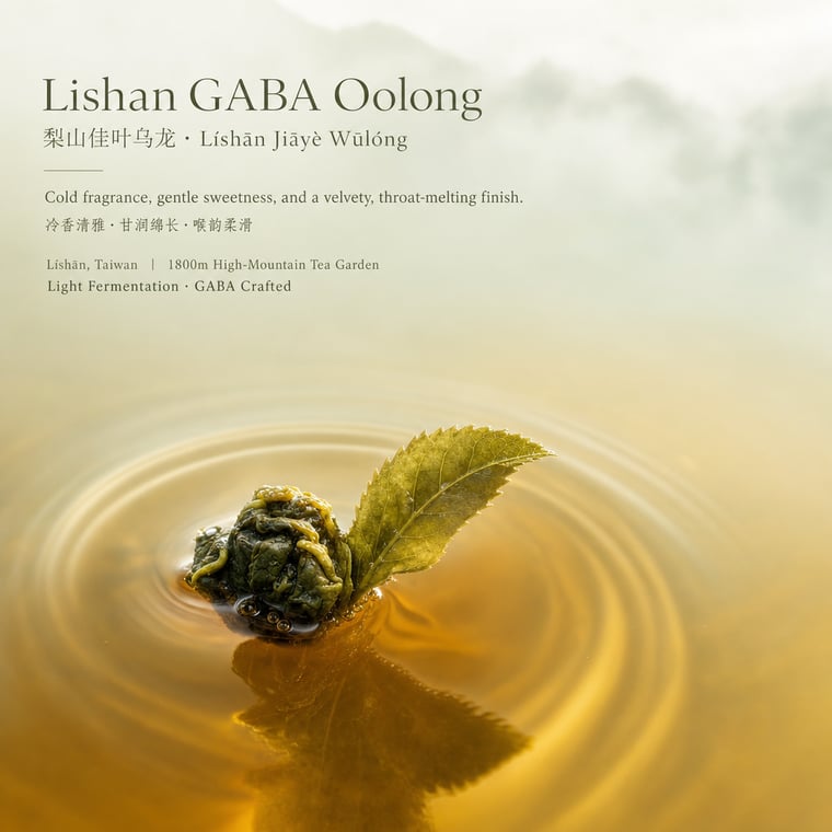 The design — Lishan GABA Oolong