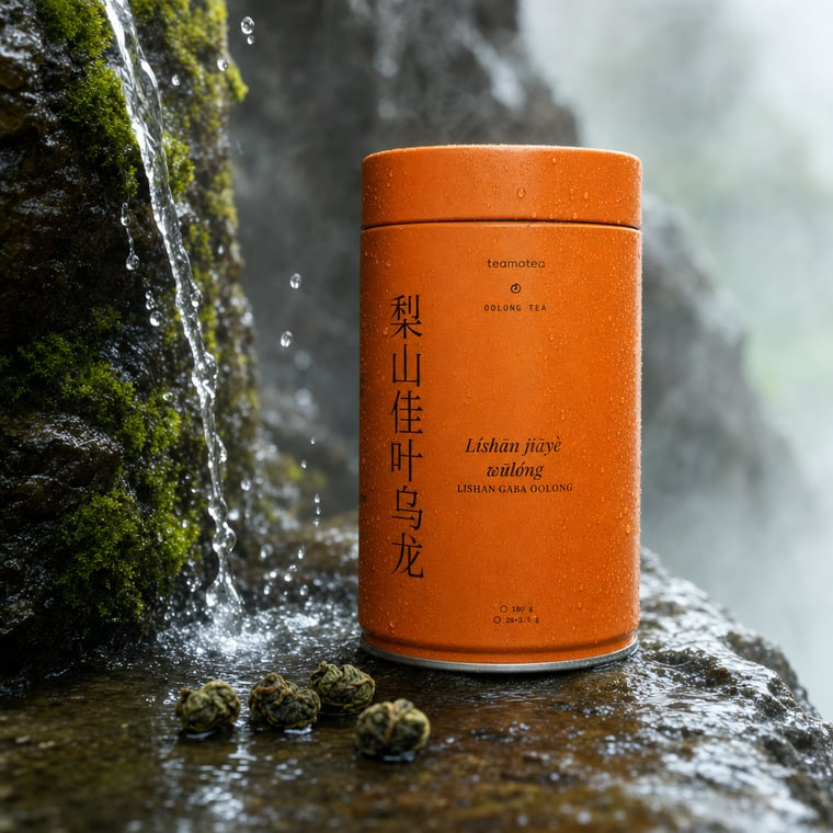 The design — Lishan GABA Oolong
