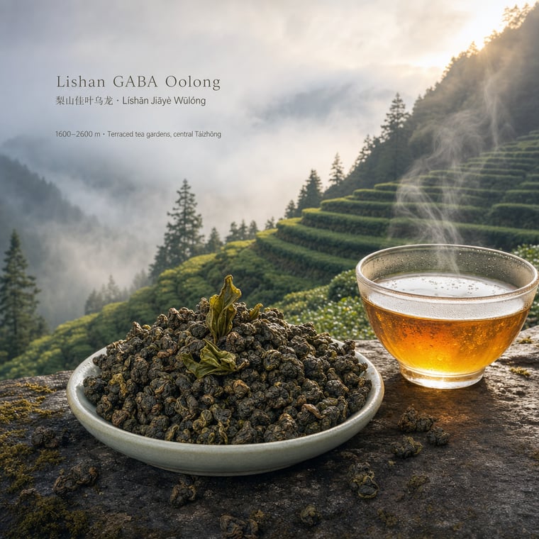 The design — Lishan GABA Oolong