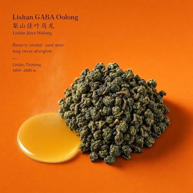 The design — Lishan GABA Oolong