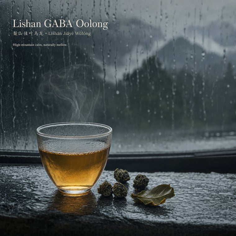 The design — Lishan GABA Oolong